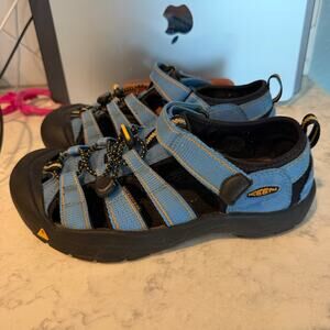 Keen Hiking Sandals Blue Black Orange Size 5